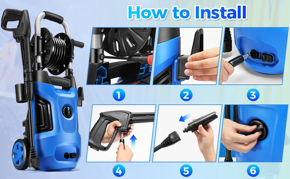 Commowner 3800 PSI Electric Pressure Washer 4.0 GPM High