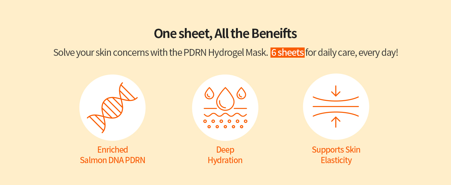 pdrn hydrogel mask