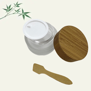 Bamboo Glass Cream Jar30G