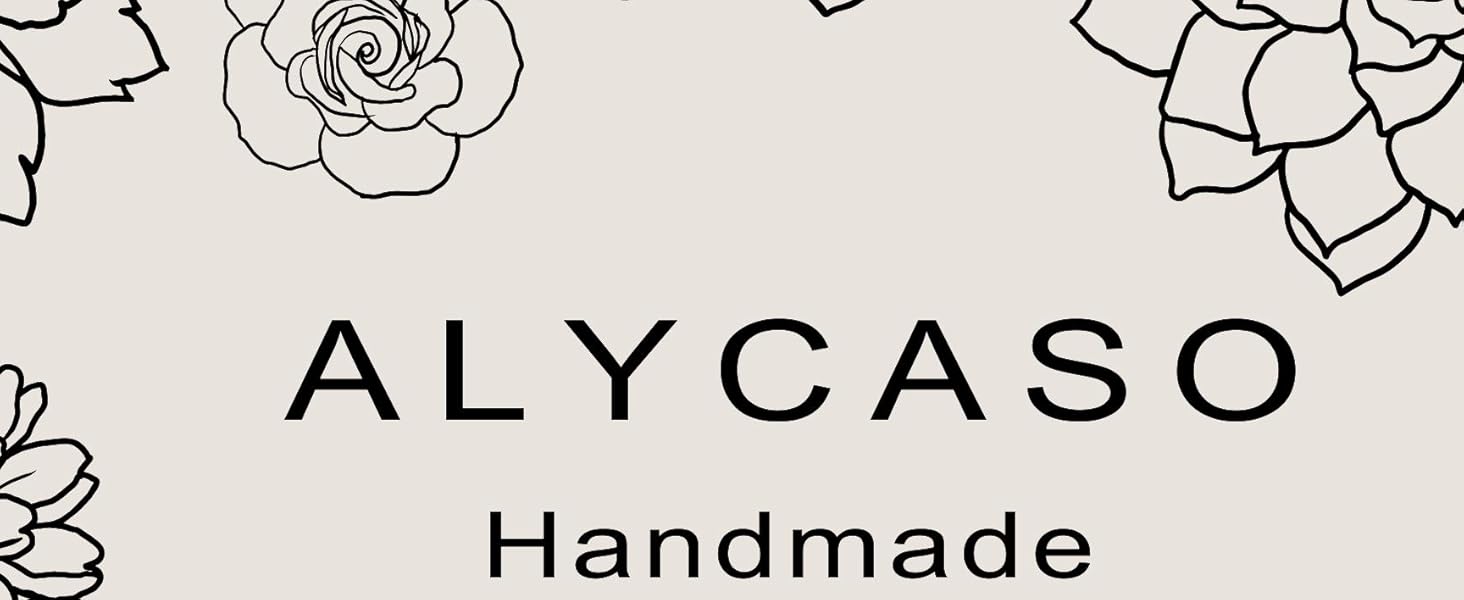 ALYCASO Ceramic Flower Wall Decor