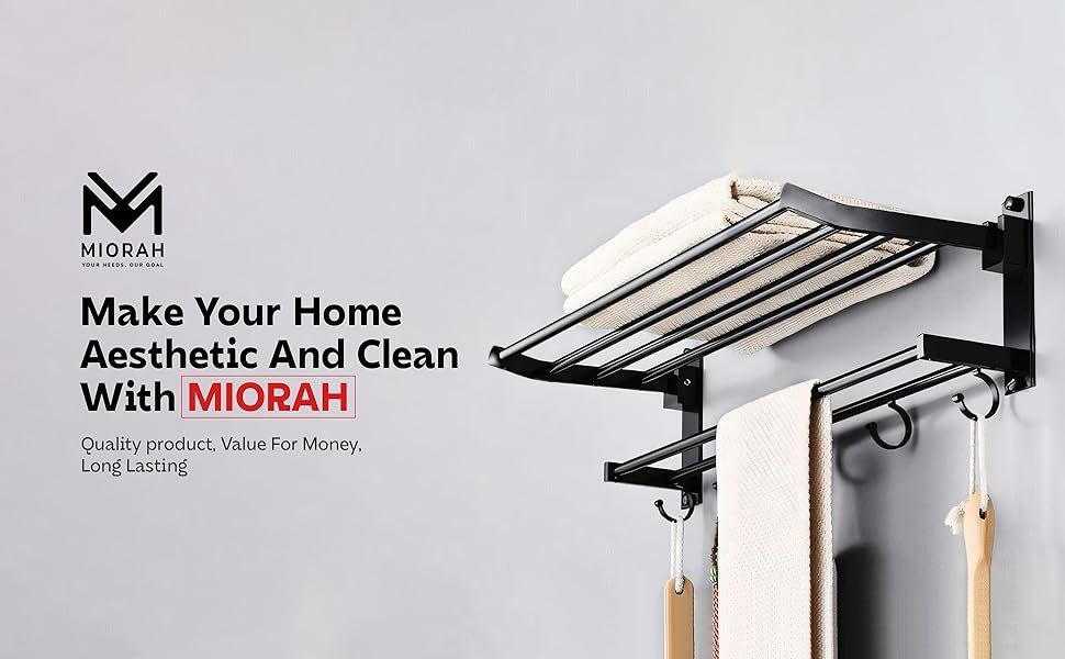 bathroom organizer rack