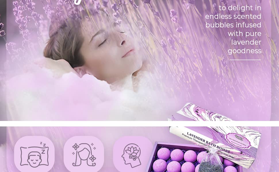 lavender bath bombs