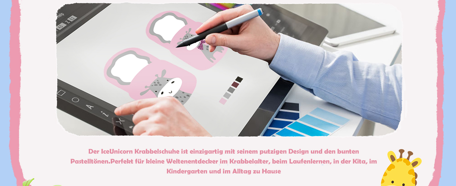 IceUnicorn Krabbelschuhe Baby