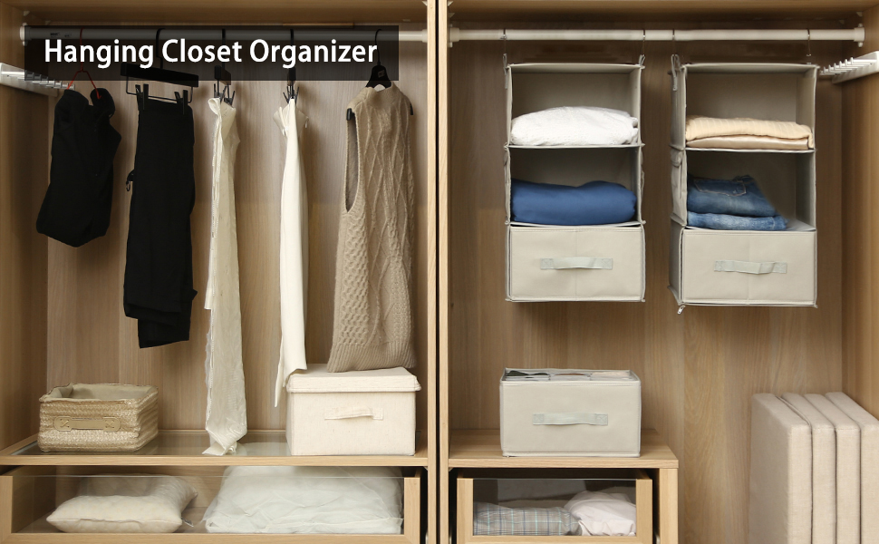 Hanging Closet Organizers Hanging Shelf for Closet Storage and