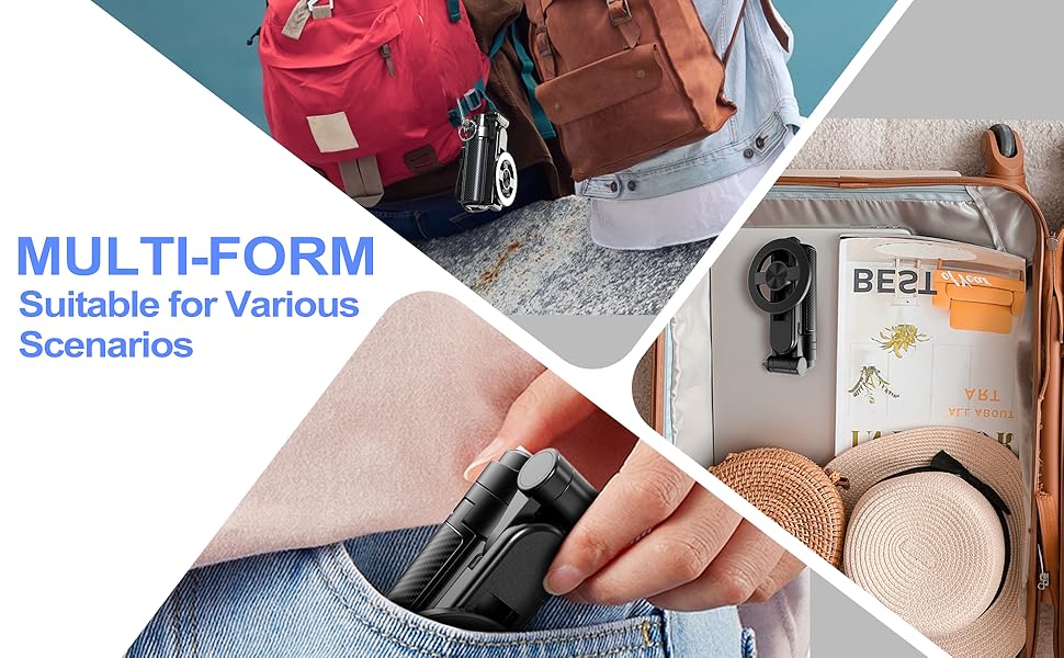 4-in-1 Multifunctional 360 Rotation Magnetic Selfie Stick