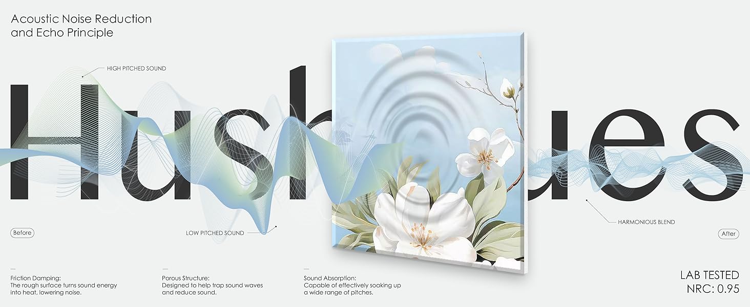 HushHues Art Acoustic Panels