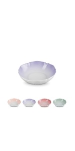 ル・クルーゼ　エレガントフリル ディッシュ　ナチュラルピンク　2枚セット　フリル Amazon｜ル・クルーゼ(Le Creuset) フリル・ディッシュ