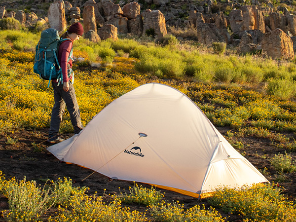 Naturehike Clould up2 ホワイト Naturehike Cloud Up2 テント 超軽量 2人用 20D 210T 二重層 耐