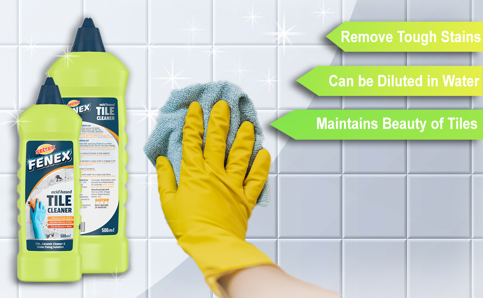 Selzer Vetra Tiles Cleaner Liquid, Remove Tough Stains, Tile Cleaner