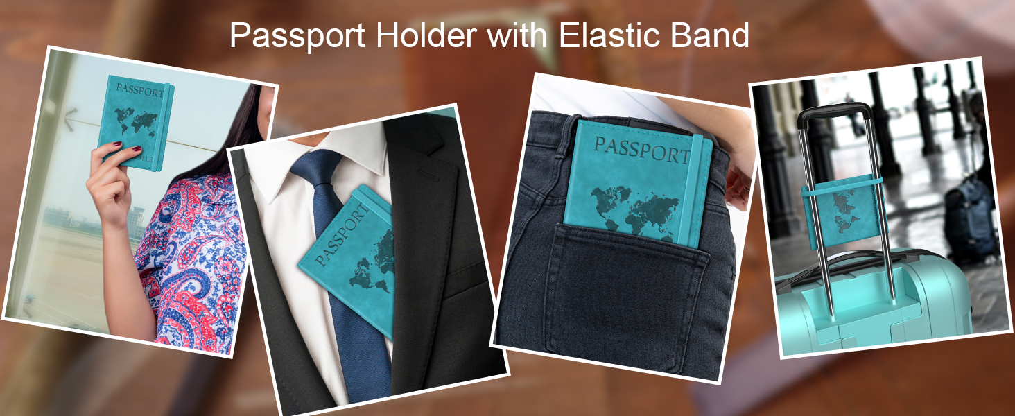 FEDUS Passport Credit/Debit Card, ID Card, Ticket, Currency, Boarding Pass Slots, RFID Protected