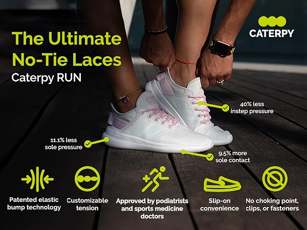 PRAY!! compilation ネットラップ Amazon.com: Caterpy RUN - Ultimate No Tie Shoelaces for