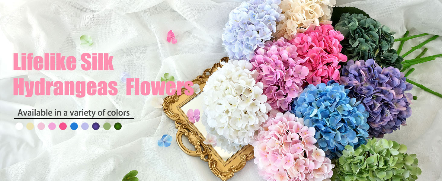 Hydrangeas Artificial Flowers
