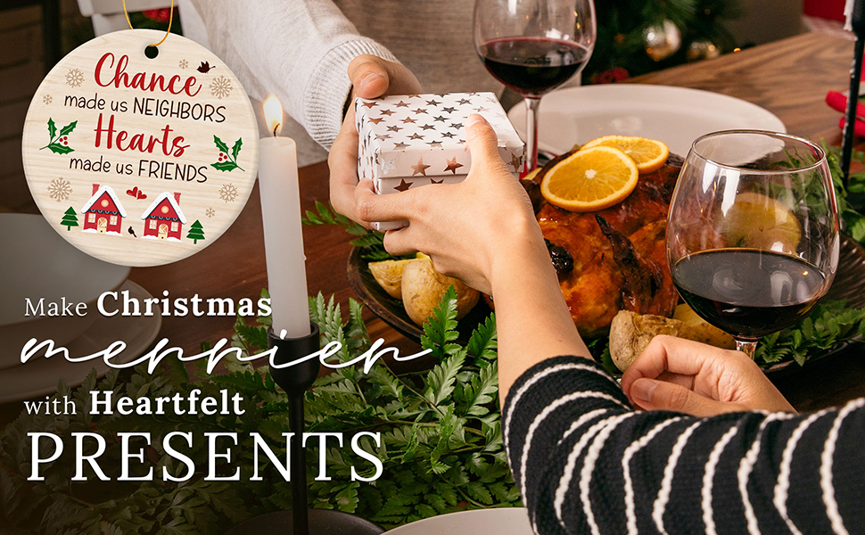 HEXMOZ Neighbor Christmas Ornaments 2024 Christmas