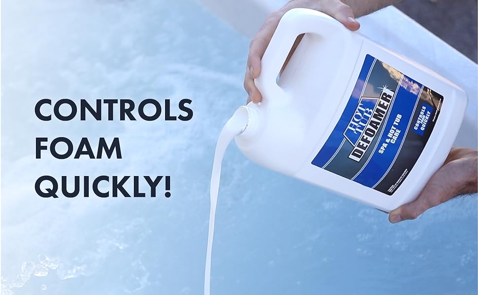 Spa and Hot Tub Defoamer Quickly Takes Foam Down 16