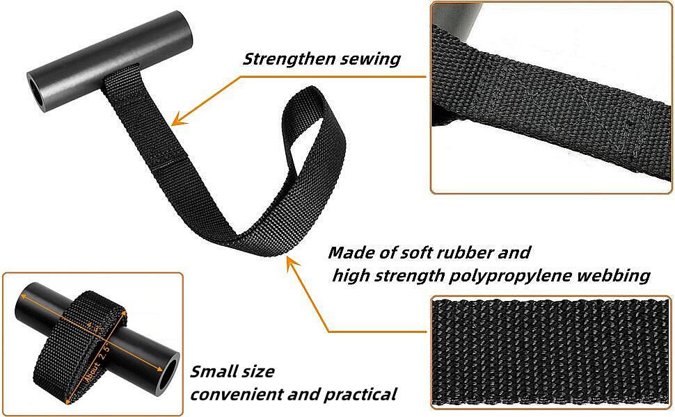 12" Kayak Straps 4 Pack Quick Hood Loops Trunk Anchor Great