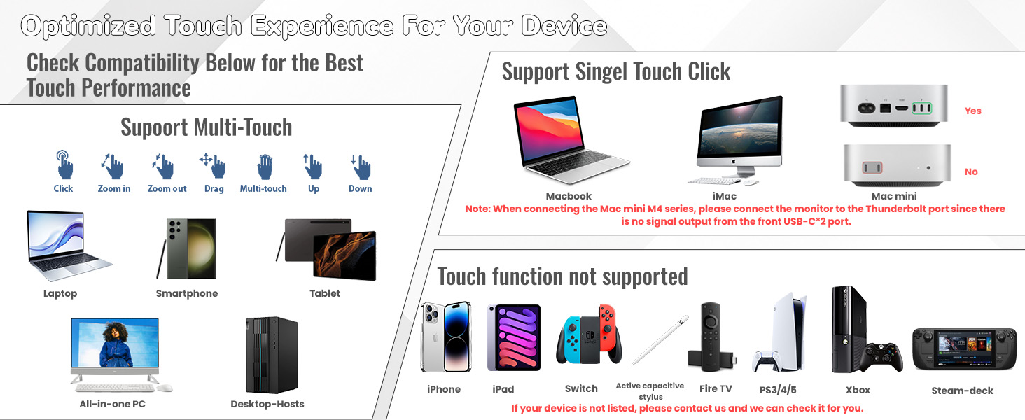 Check Touch Compatibility