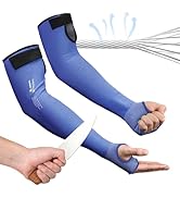 Ultra-Comfort Cut Resistant Sleeves for Thin Skin and Bruising, Cooling Protective Arm Sleeves fo...