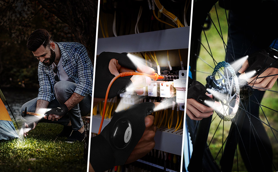 LED Flashlight Gloves