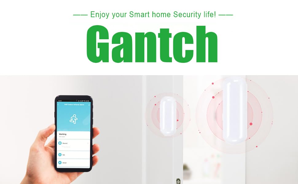Gantch Smart Zigbee Window and Door Sensor