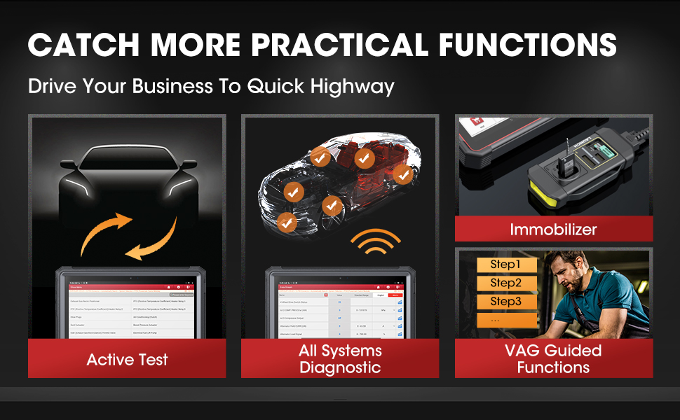 LAUNCH X431 PRO5 with Free J2534 ECU Reprogramming Tool for OEM Reprogramming and
