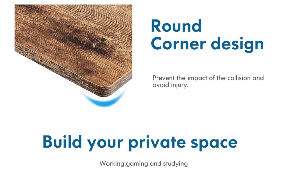 FITUEYES 81" Computer Desk for Two Person with Storage Double