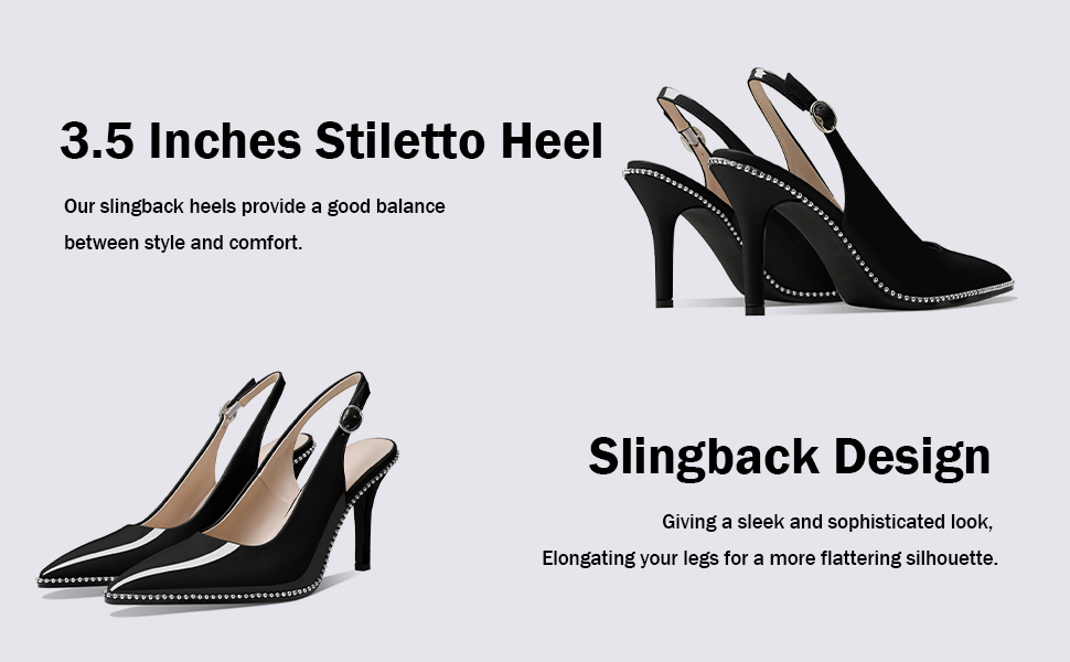 slingback heels