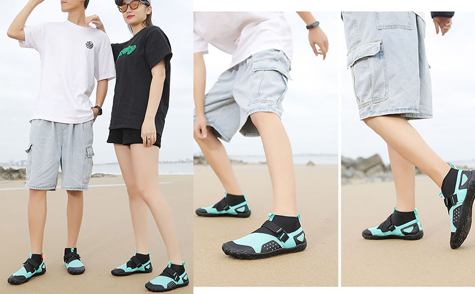 Tide Shoes ホワイト/アクア シューズ Amazon | [FANGLI] ハイカット マリンシューズ 水陸両用