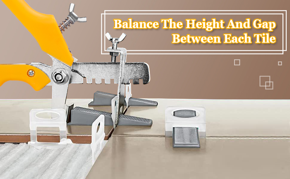 Tile Leveling System Clips 1200 Piece 1.5mm DIY Tiles Leveler Spacers