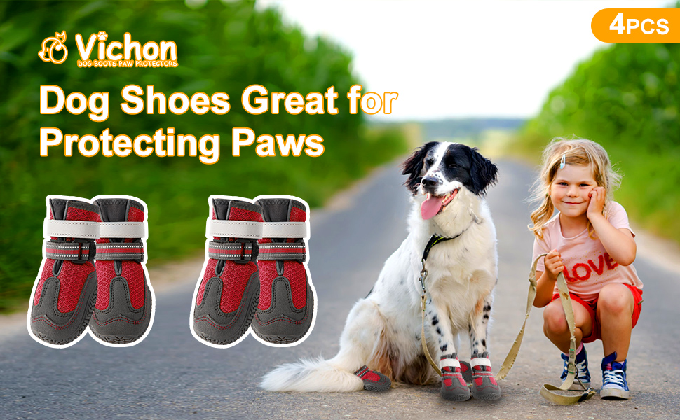 Dog Shoes for Small Dogs AntiSlip Dogs Boots & Paw
