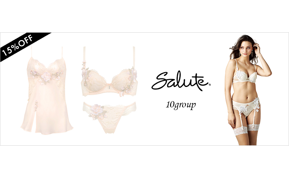 サルート Salute 10G ブラ　ショーツ　オークル ワコール Wacoal サルート (Mサイズ Lサイズ)10グループ 定番