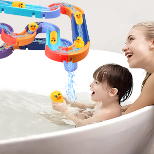 Water Track Bathtub Toys, Interactive Ferris Wheel Bath Toys, Bath Slide Toy