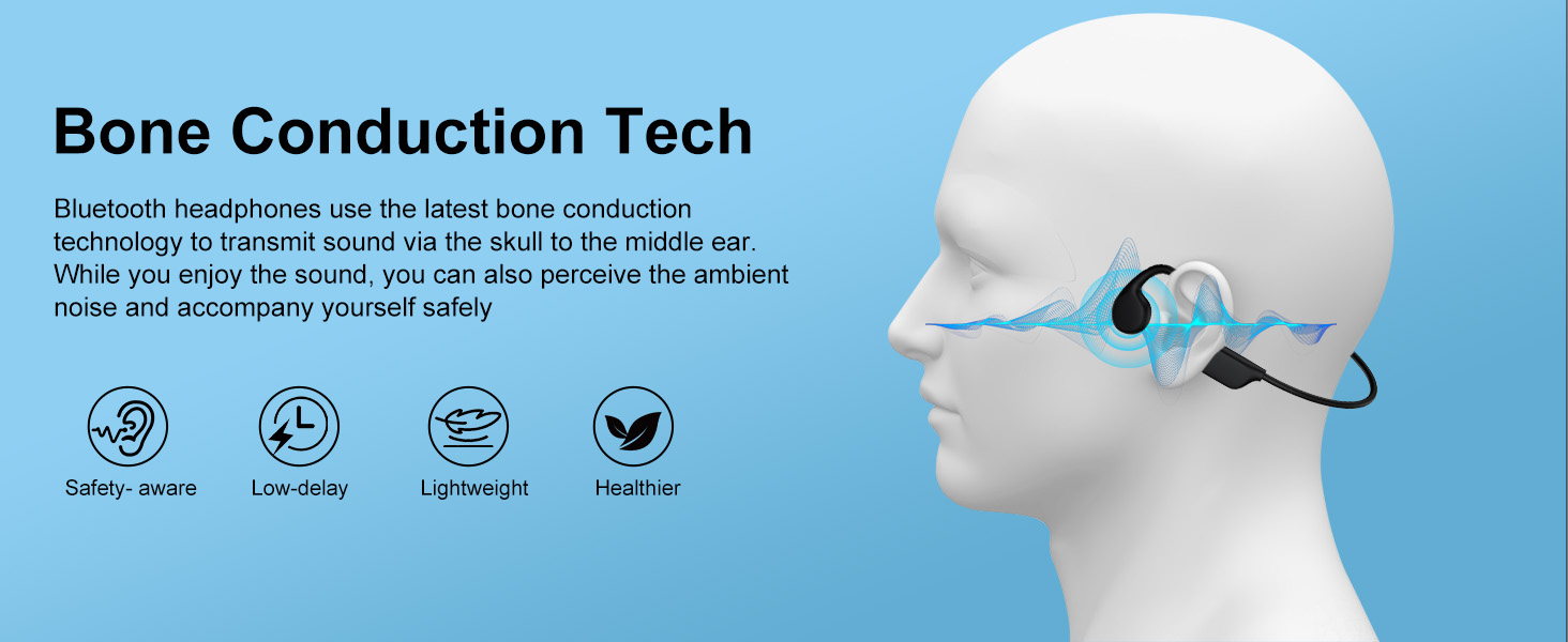 wireless headpones bone conduction