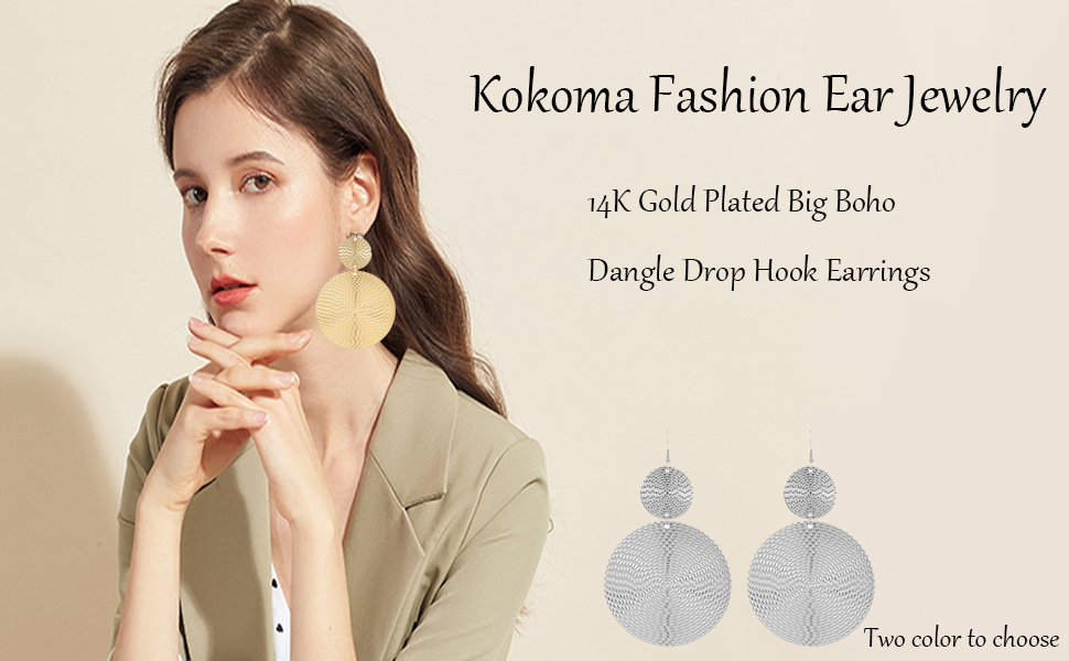 Large Dangle Earrings