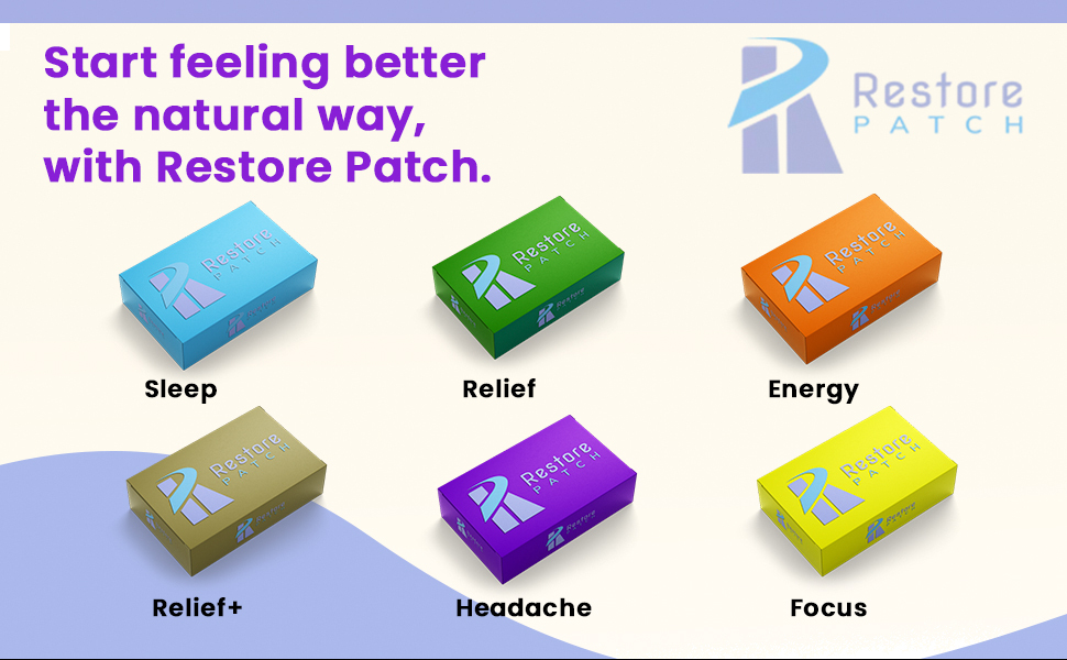 Restore Patch Relaxing Patches 30 Day Supply Stress