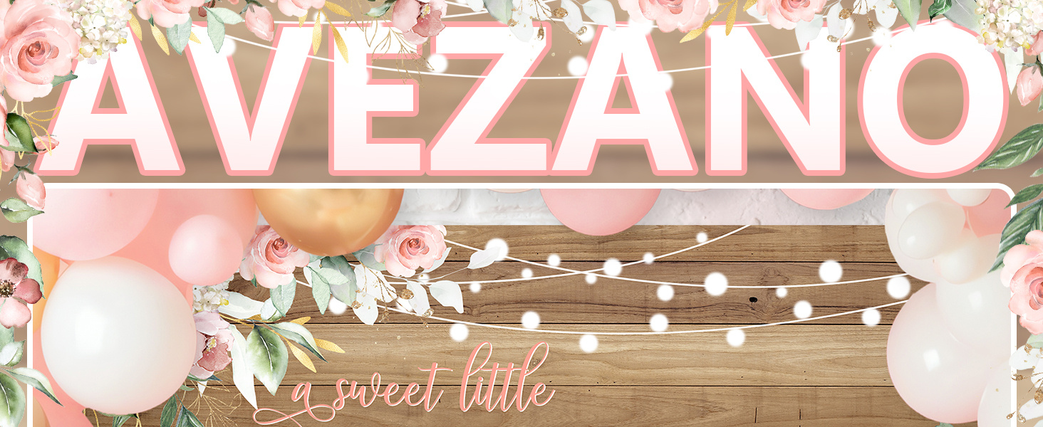 avezano a sweet little girl is on her way banner