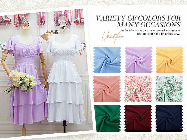 ワンピース theredthread S layered ruffle dress mini Ruffle tiered Mini Dress with Ties – English Factory