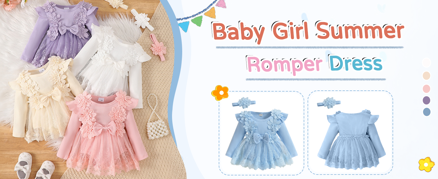 baby girls romper dress