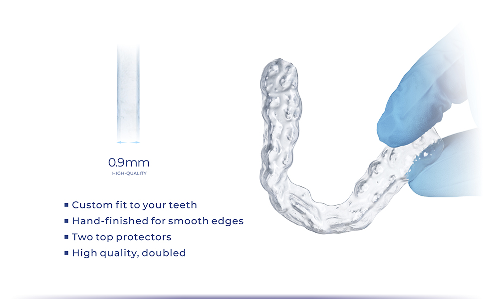 2Usmiles Custom Dental Night Guard Prevents Grinding Teeth While Sleeping