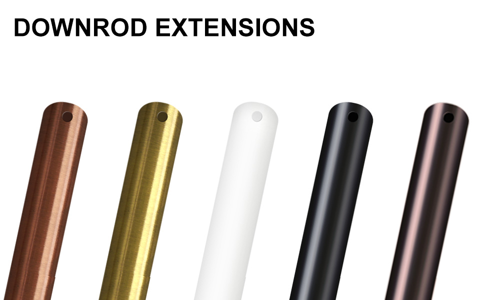 KAPOEFAN 24 Inch Ceiling Fan Extension Downrod and Wires