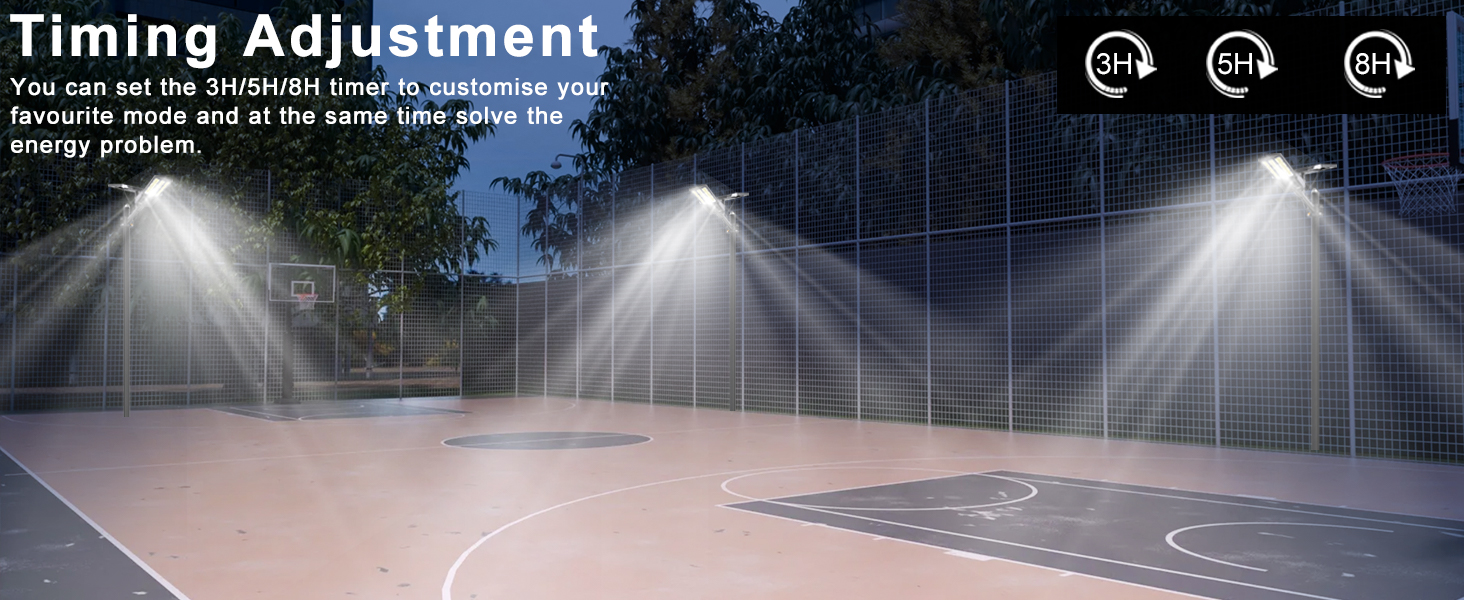 solar parking lot lights commercial