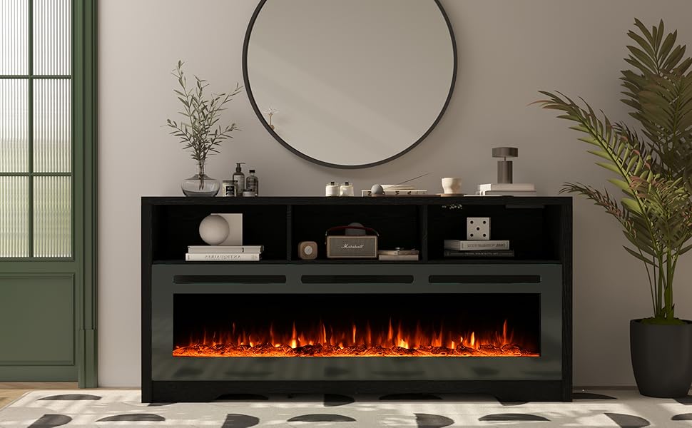 バーベキュー・調理用品 Coleman FIRE DISK + FIREPLACE STAND SET Amazon.com: CharaVector Fireplace TV Stand with 50