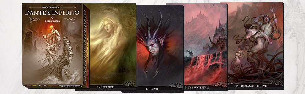 Dante's Inferno Oracle Cards, by Lo Scarabeo