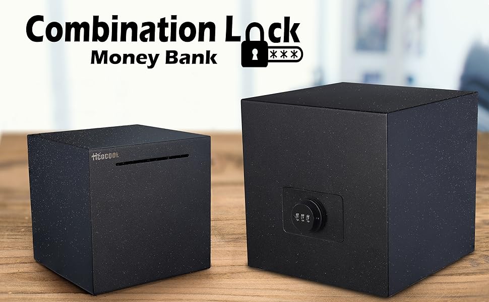 hicocool Piggy Bank for Adults Password Piggy Bank