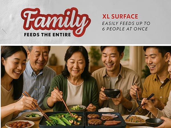 large family sized grill 