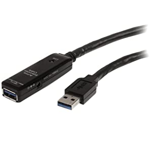 新品StarTech.com USB3.0 アクティブリピーターケーブル 10M USB3AAEXT10M USBケーブル/USB 3.0(5Gbps)/10m/アクティブタイプ