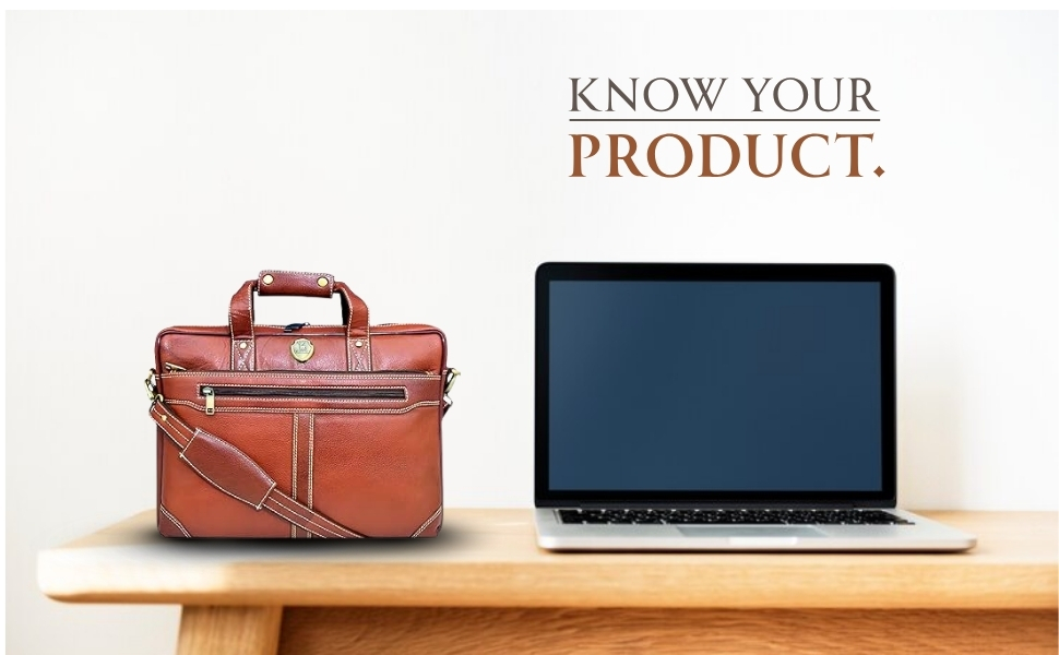men office laptop bag faux leather briefcase brown business messenger bag work travel shoulder strap