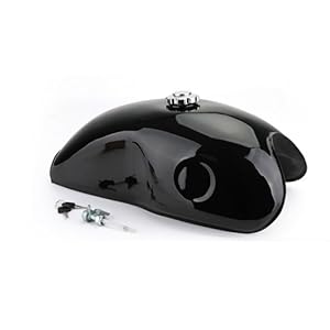 【塗装済み】汎用　バイクタンク グレー　Hondaロゴ Amazon | Artudatech タンク ガス燃料タンク バイク燃料タンク