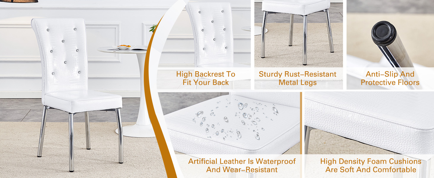 Modern Dining Table Set for 6