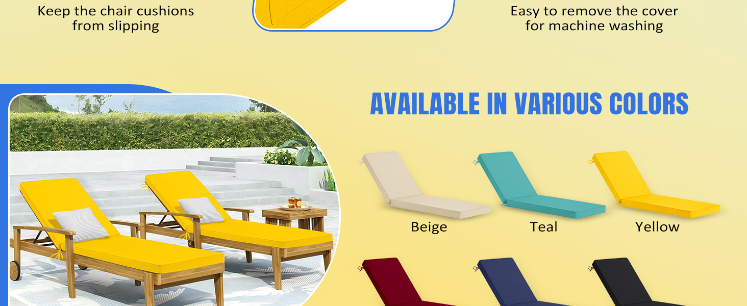 Chaise Lounge Cushion Outdoor
