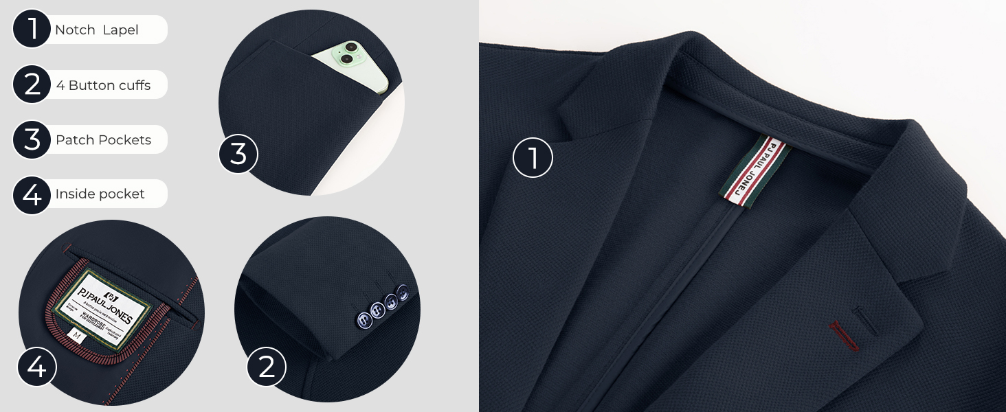 Men's Sport Coats One Button Knit Blazer Casual Regular Fit  Sport Coat Unlined Suit Jackets